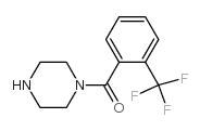 2-三氟甲基苯甲酰基哌嗪结构式