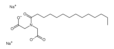 disodium,2-[carboxylatomethyl(tetradecanoyl)amino]acetate Structure