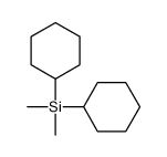 dicyclohexyl(dimethyl)silane Structure