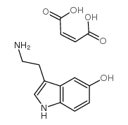 Serotonin hydrogen maleate Structure