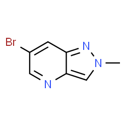 6-溴-2-甲基-2H-吡唑并[4,3-b]吡啶结构式
