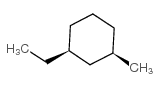 cis-1-ethyl-3-methylcyclohexane Structure