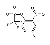 (4-methyl-2-nitrophenyl) trifluoromethanesulfonate Structure