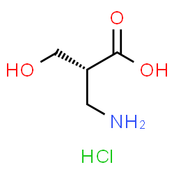 (R)-3-amino-2-(hydroxymethyl)propanoicacid-HCl结构式