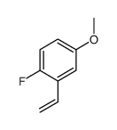 Benzene, 2-ethenyl-1-fluoro-4-methoxy- (9CI) Structure