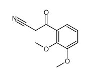 2,3-二甲氧基苯甲酰基乙腈结构式