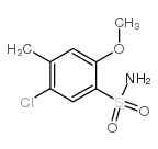 5-chloro-2-methoxy-4-methylbenzenesulfonamide Structure