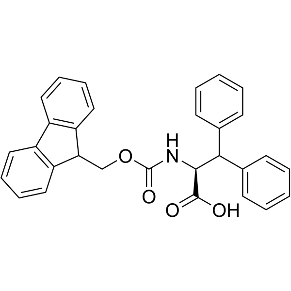 Fmoc-L-3,3-二苯基丙氨酸结构式