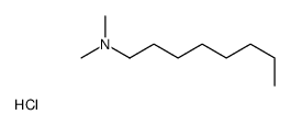 dimethyl(octyl)azanium,chloride Structure