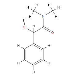 2-羟基-N,N-二甲基-2-苯乙酰胺结构式