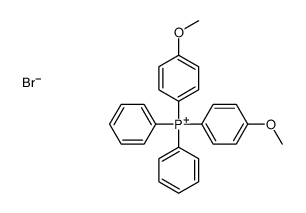 bis(4-methoxyphenyl)-diphenylphosphanium,bromide Structure