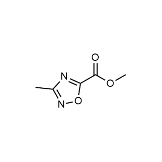 3-甲基-1,2,4-噁二唑-5-羧酸甲酯结构式