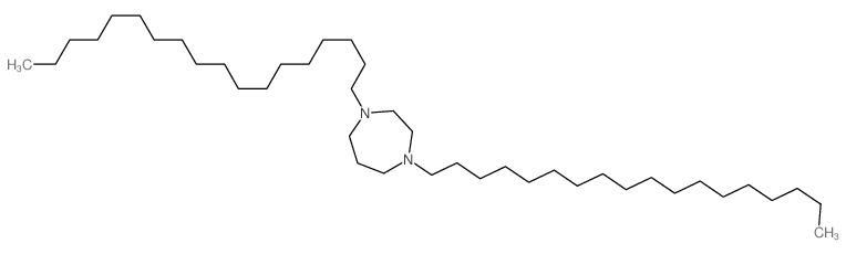 1H-1,4-Diazepine,hexahydro-1,4-dioctadecyl- Structure