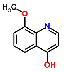 4-羟基-8-甲氧基喹啉结构式