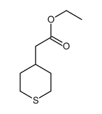 Ethyl 2-(tetrahydro-2H-thiopyran-4-yl)acetate Structure
