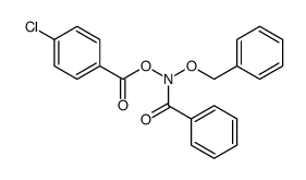 [benzoyl(phenylmethoxy)amino] 4-chlorobenzoate Structure