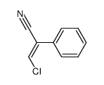 (E)-β-chloro-α-phenylacrylonitrile Structure