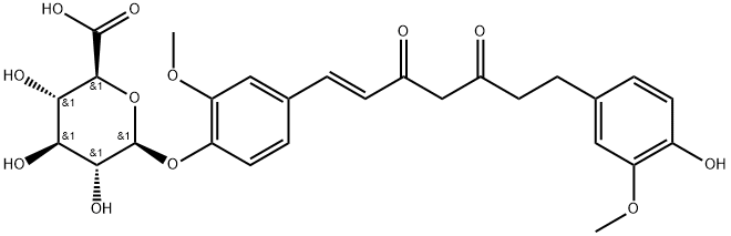 Dihydrocurcumin Glucuronide Structure