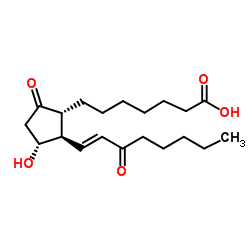 15-酮前列腺素E1结构式