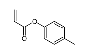 (4-methylphenyl) prop-2-enoate结构式
