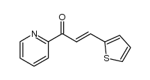 1-(2-pyridyl)-3-(2-thienyl)-2-propen-1-one Structure