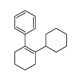 1-Cyclohexyl-2-phenyl-1-cyclohexene Structure