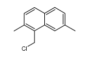1-(chloromethyl)-2,7-dimethylnaphthalene Structure
