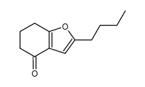 2-butyl-6,7-dihydrobenzofuran-4(5H)-one结构式