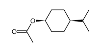 cis-4-acetoxy-1-isopropyl-cyclohexane Structure