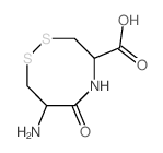 7-amino-6-oxo-1,2,5-dithiazocane-4-carboxylic acid Structure