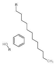 4-十二烷基苯酚,同分异构体混合物结构式