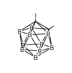 1-I-2-CH3-o-CB10H10C Structure