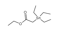 ethyl ester of triethylstannylacetic acid结构式