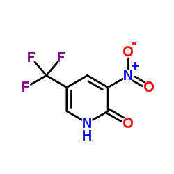 2-羟基-3-硝基-5-(三氟甲基)吡啶结构式