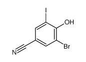 3-bromo-4-hydroxy-5-iodobenzonitrile结构式