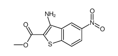 3-Amino-5-nitro-benzo[b]thiophene-2-carboxylic acid Methyl ester Structure