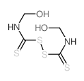 Thioperoxydicarbonicdiamide ([(H2N)C(S)]2S2), N,N'-bis(hydroxymethyl)- (9CI) Structure