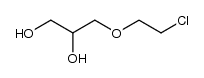 3-(2-chloroethoxy)-1,2-propanediol结构式