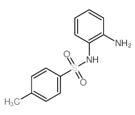 N-(2-氨基苯基)-4-甲基苯磺酰胺结构式