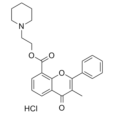 Flavoxate hydrochloride structure