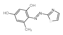 5-methyl-4-(2-thiazolylazo)resorcinol structure
