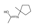 N-(1-methylcyclopentyl)acetamide Structure
