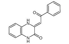3-(2-oxo-2-phenylethylidene)-3,4-dihydroquinoxalin-2(1H)-one Structure