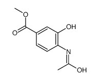 4-乙酰基氨基-3-羟基-苯甲酸甲酯结构式