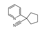 1-(2-Pyridinyl)cyclopentanecarbonitrile Structure