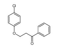 3-(4-chlorophenoxy)-1-phenylpropan-1-one结构式