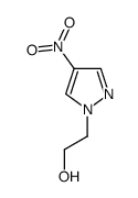 2-(4-硝基-1H-吡唑-1-基)乙醇结构式