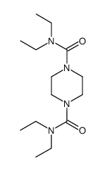 piperazine-1,4-dicarboxylic acid bis-diethylamide Structure