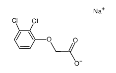 sodium 3,4-dichlorophenoxyacetate Structure