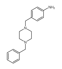 4-(4-苄基哌嗪-1-甲基)苯胺结构式
